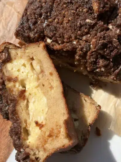 High Protein Cream Cheese Banana Bread
