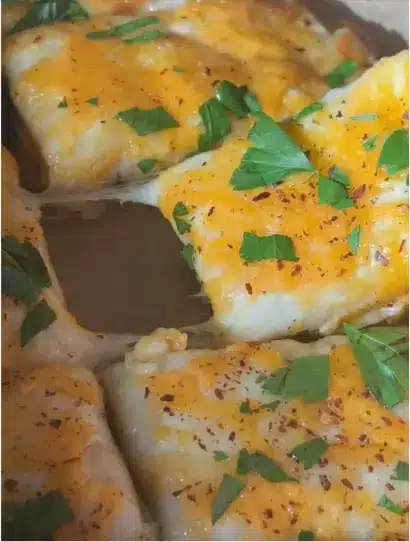 Cottage Cheese Garlic Bread