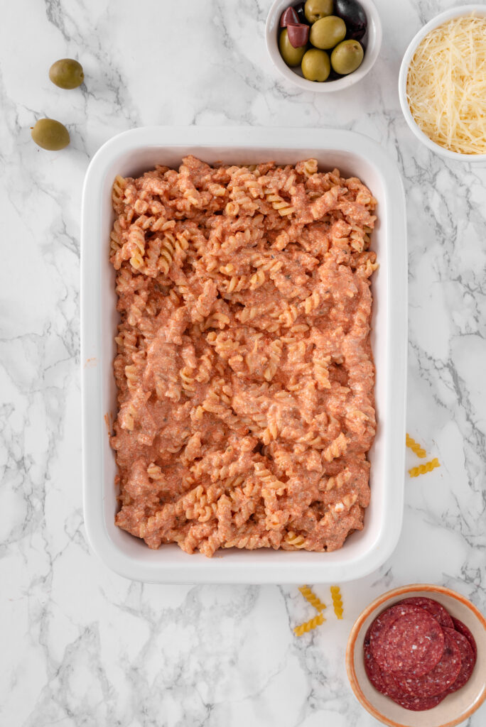 Cottage Cheese Pizza Pasta