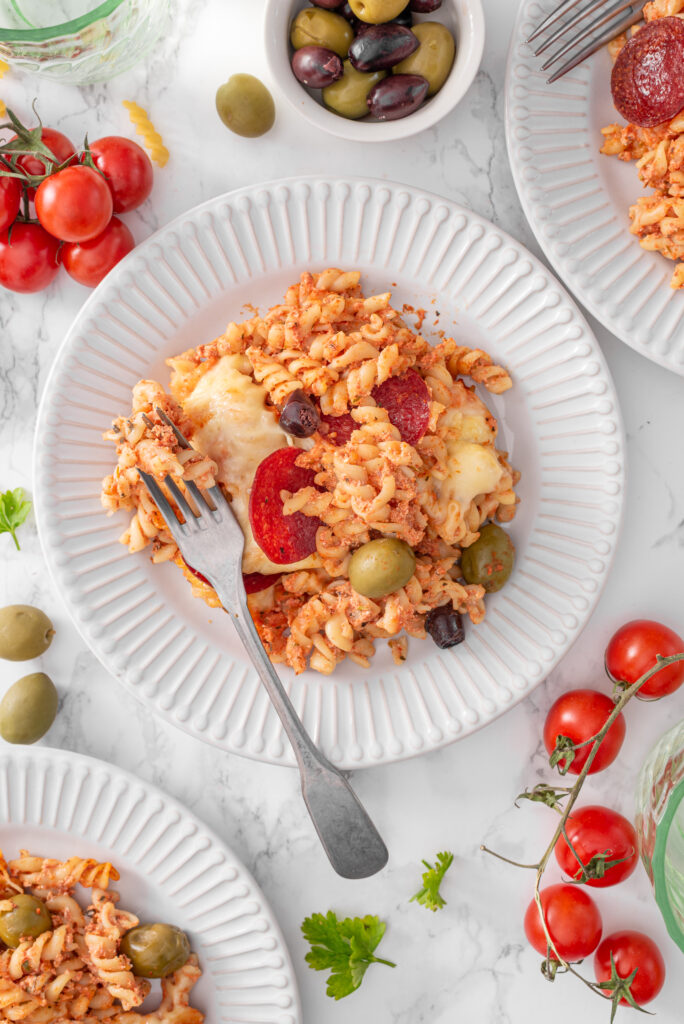 Cottage Cheese Pizza Pasta