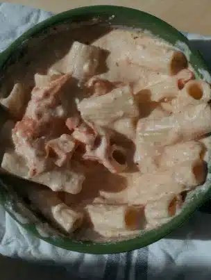 Single Serve Feta Tomato Pasta