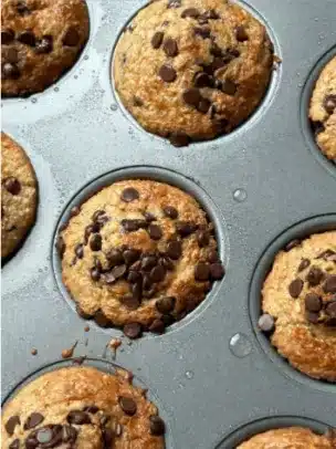 High Protein Chocolate Chip Muffins