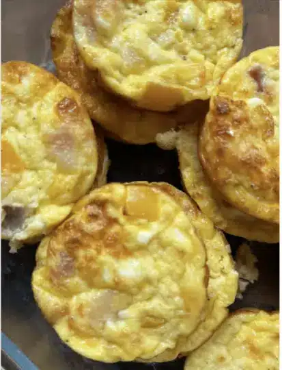 Cheesy Bacon Egg Muffins
