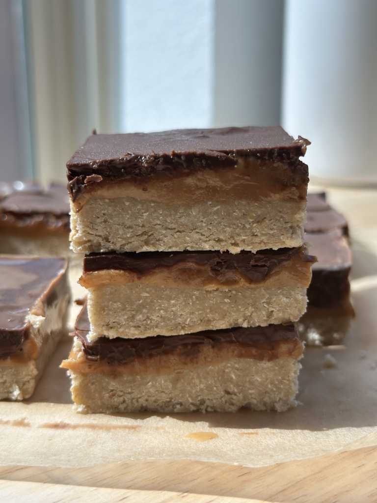 No Bake Twix Bars