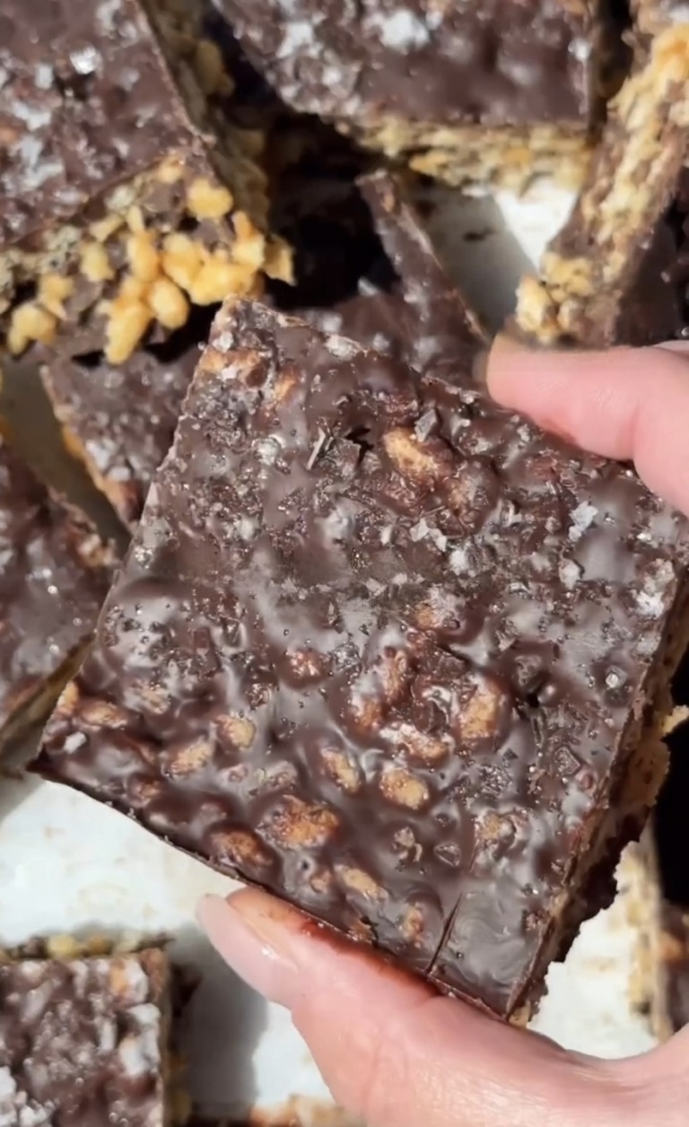 Chocolate Covered Rice Krispie Treats