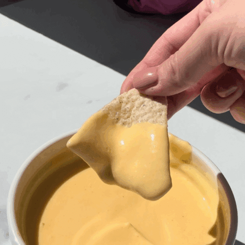 High Protein Cottage Cheese Queso Recipe