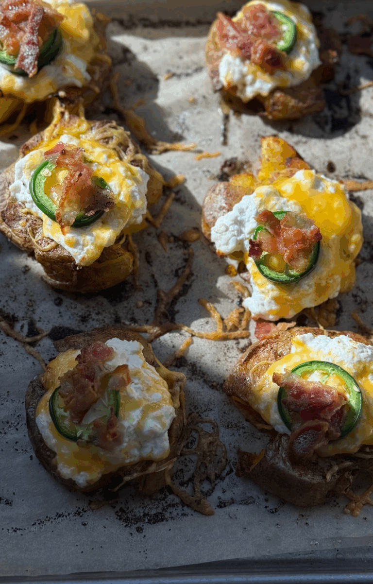 Jalapeño Popper Smashed Potatoes