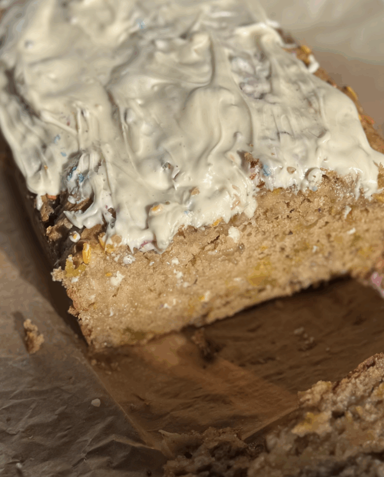 Funfetti Sugar Cookie Banana Bread