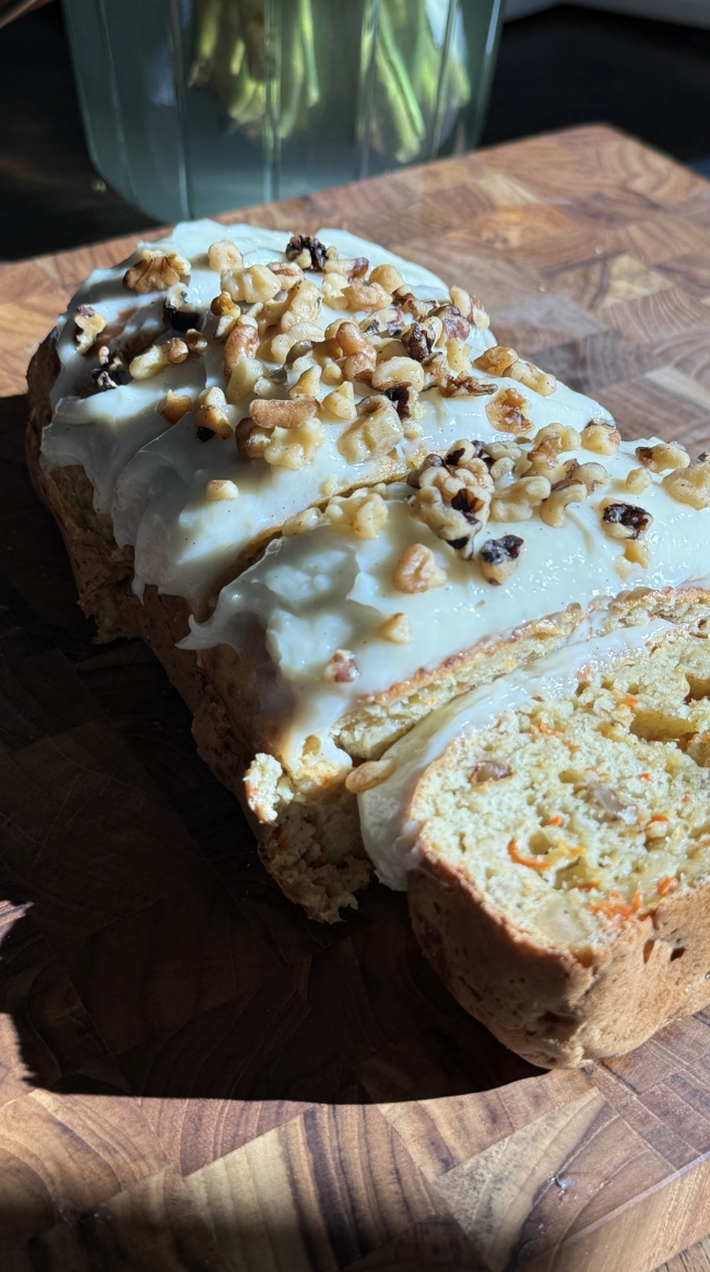 Cottage Cheese Carrot Cake Banana Bread