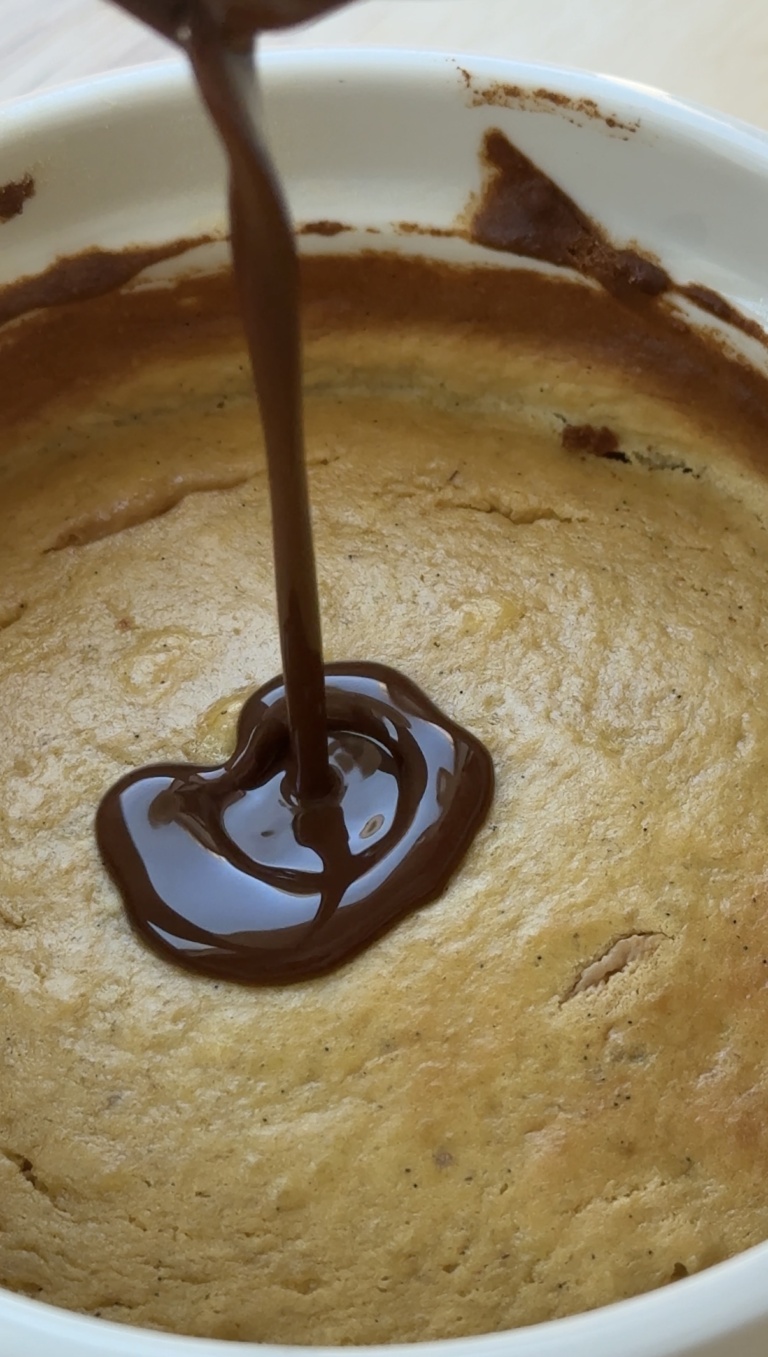 Quick Banana Peanut Butter Mug Cake (High Protein, Single Serve Dessert)