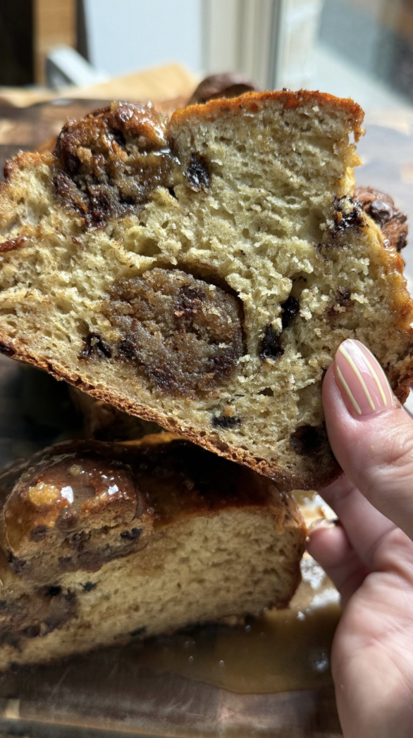 Cookie Dough Banana Bread