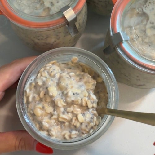 Banana Bread Overnight Oats