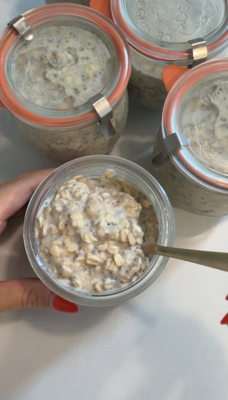 Banana Bread Overnight Oats