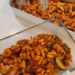 Dump-and-Bake Creamy Turkey Veggie Pasta