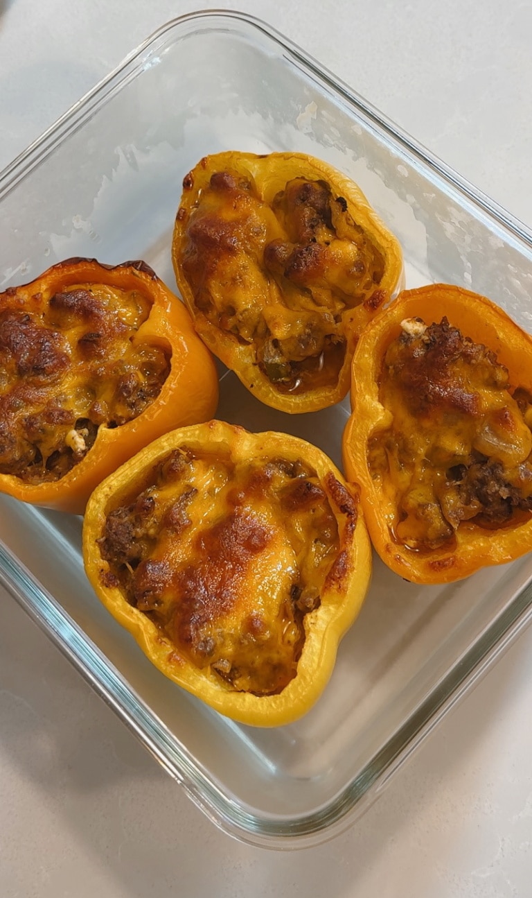 Cheeseburger Stuffed Peppers