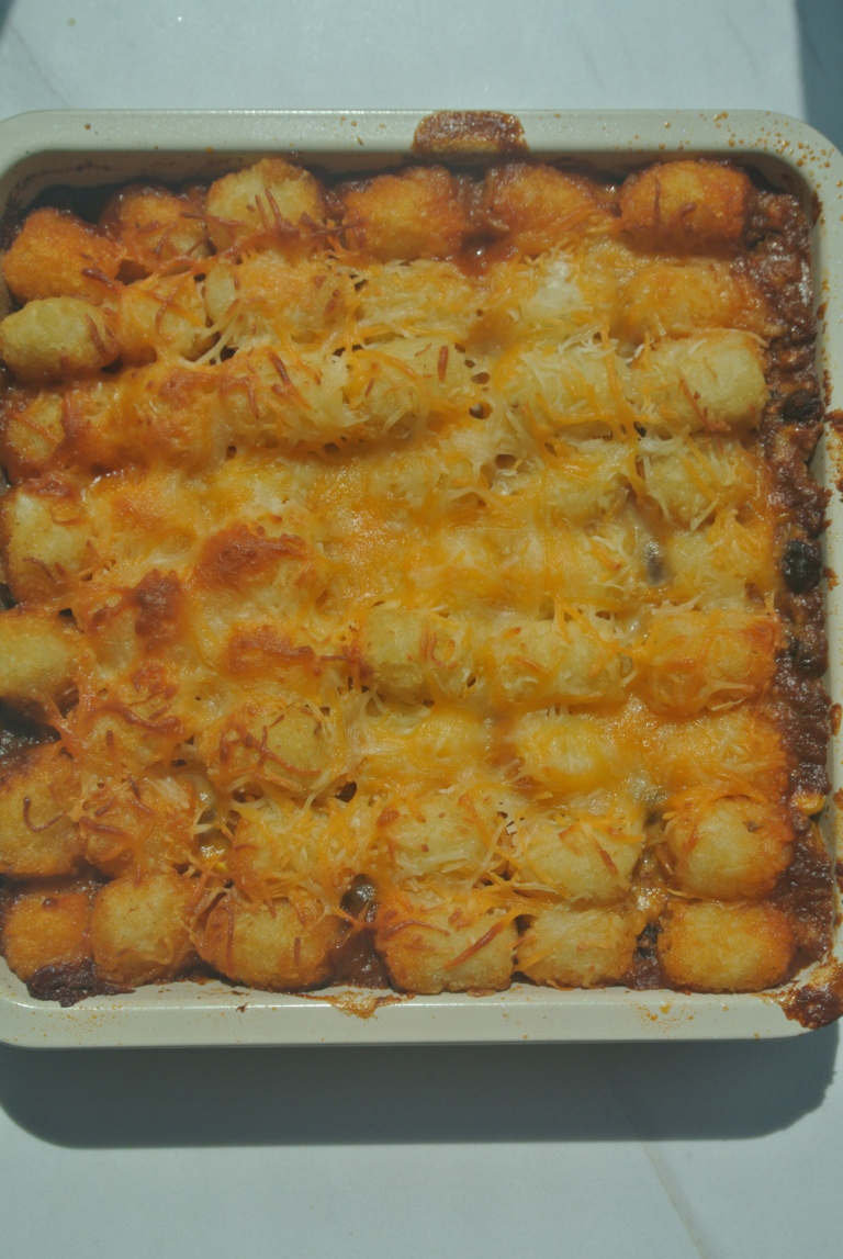 Taco Tater Tot Casserole