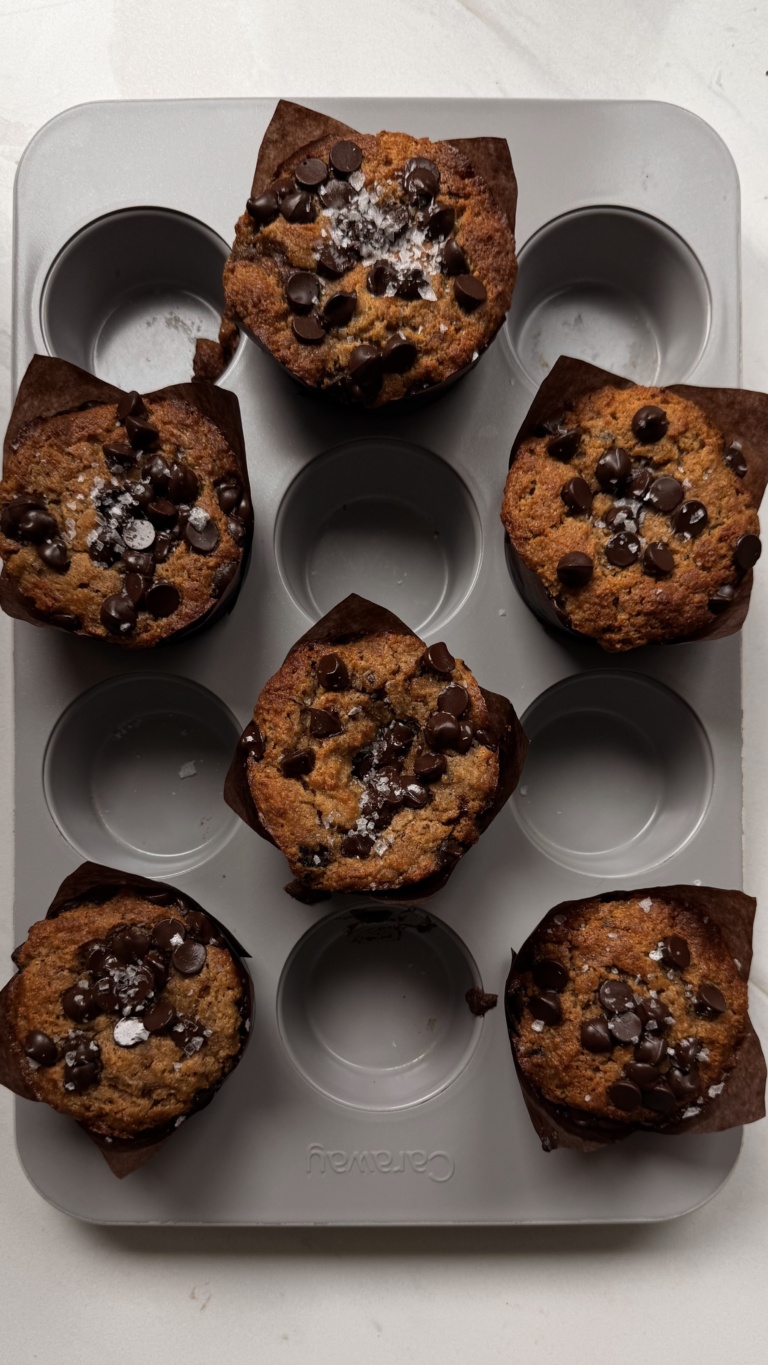 Bakery-Style Brown Butter Banana Bread Muffins