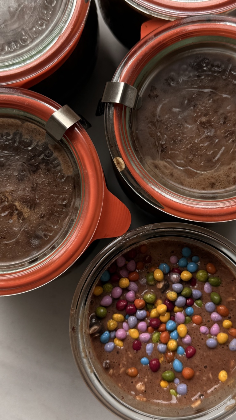 Cosmic Brownie Overnight Oats