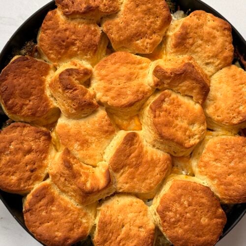 Cheddar & Broccoli Turkey Pot Pie Casserole