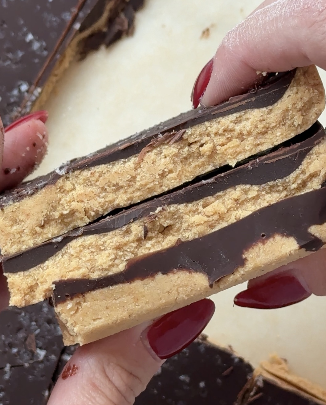 Peanut Butter Cup Protein Bars