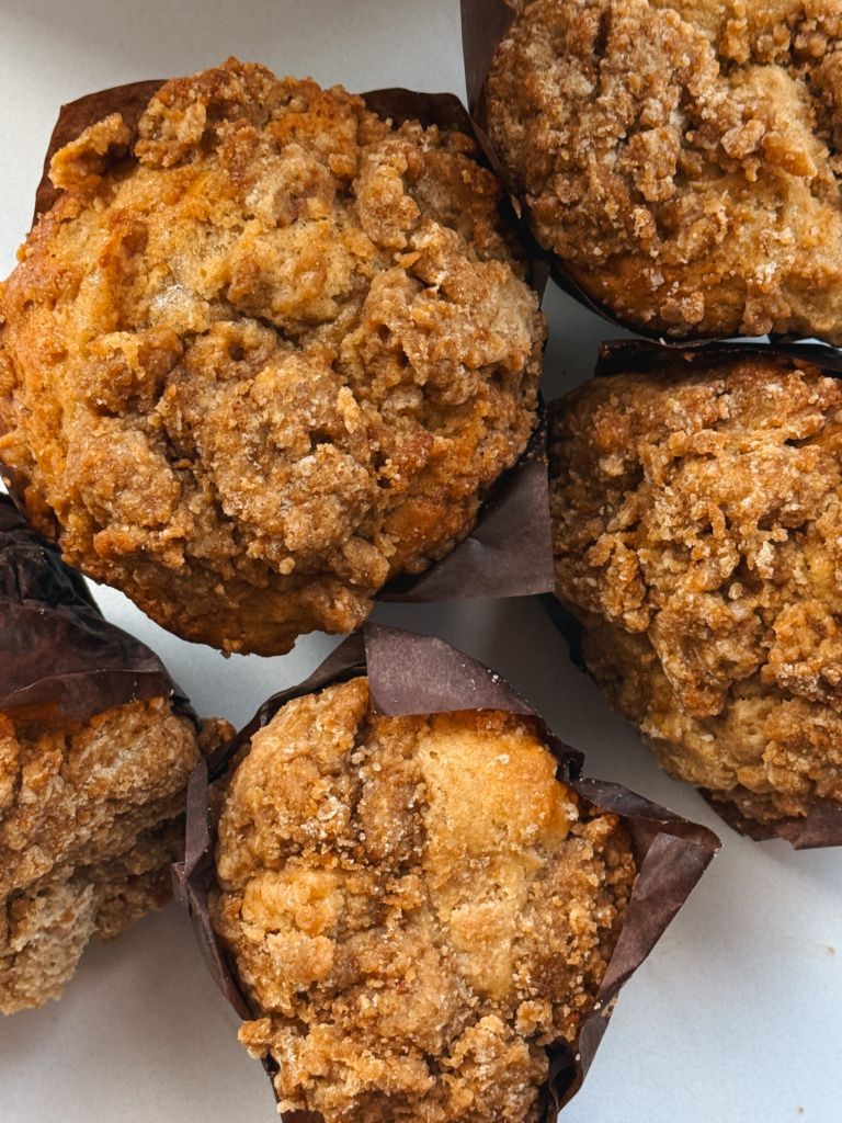 Apple Butter Coffee Cake Muffins