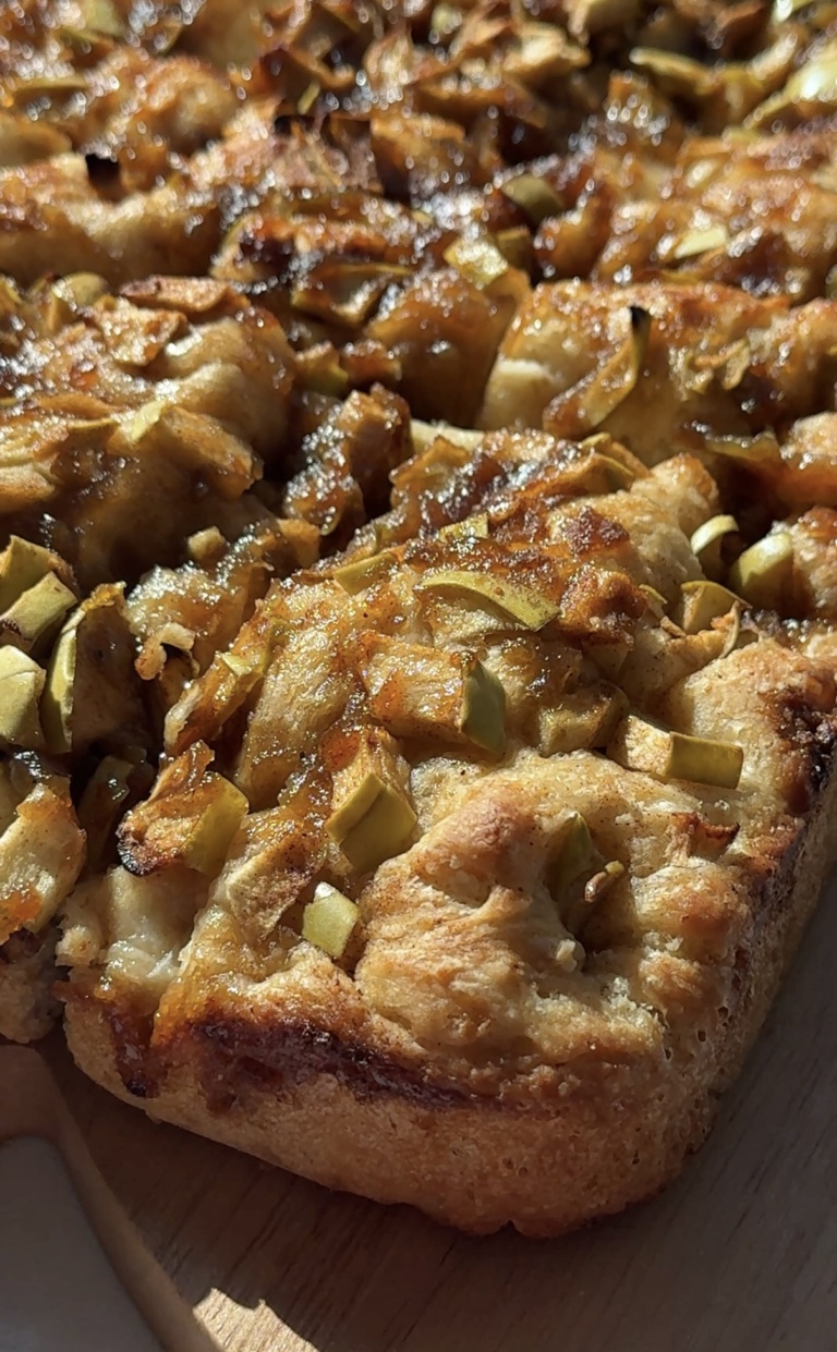 Apple Butter Apple Fritter Focaccia