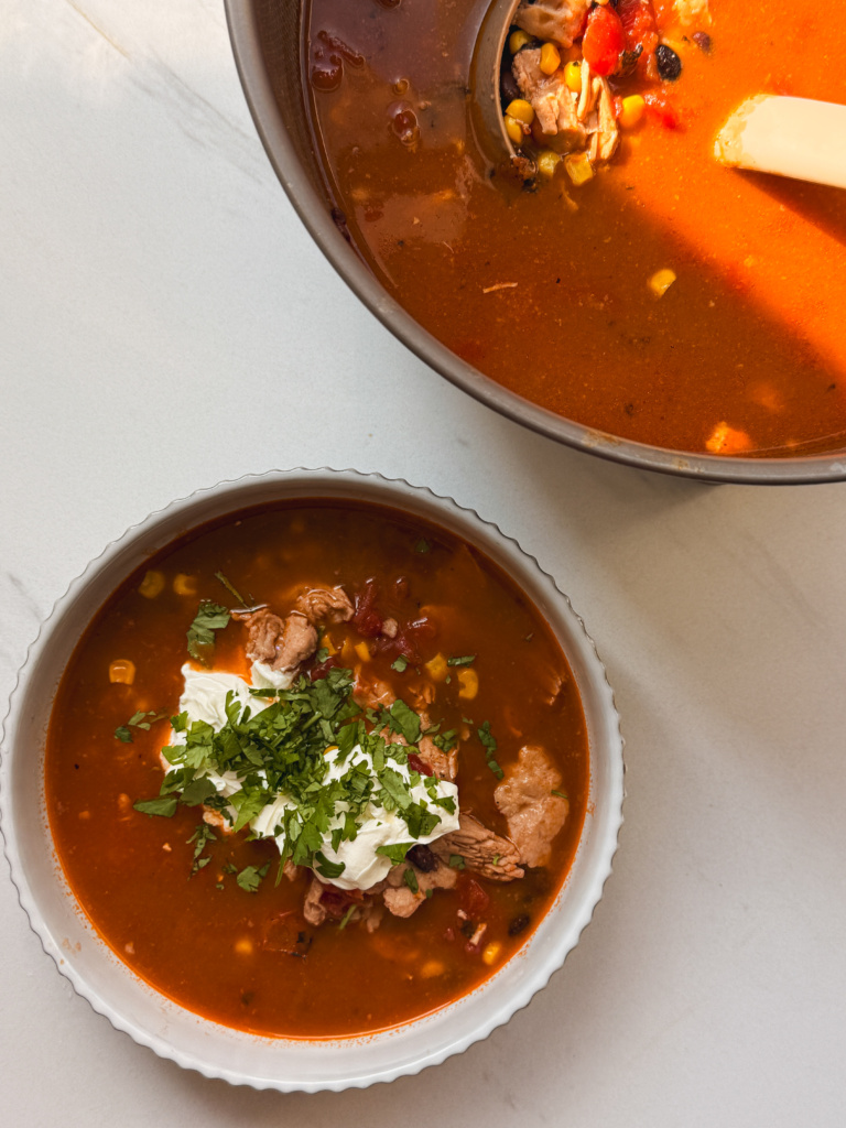 Creamy Chicken Enchilada Soup