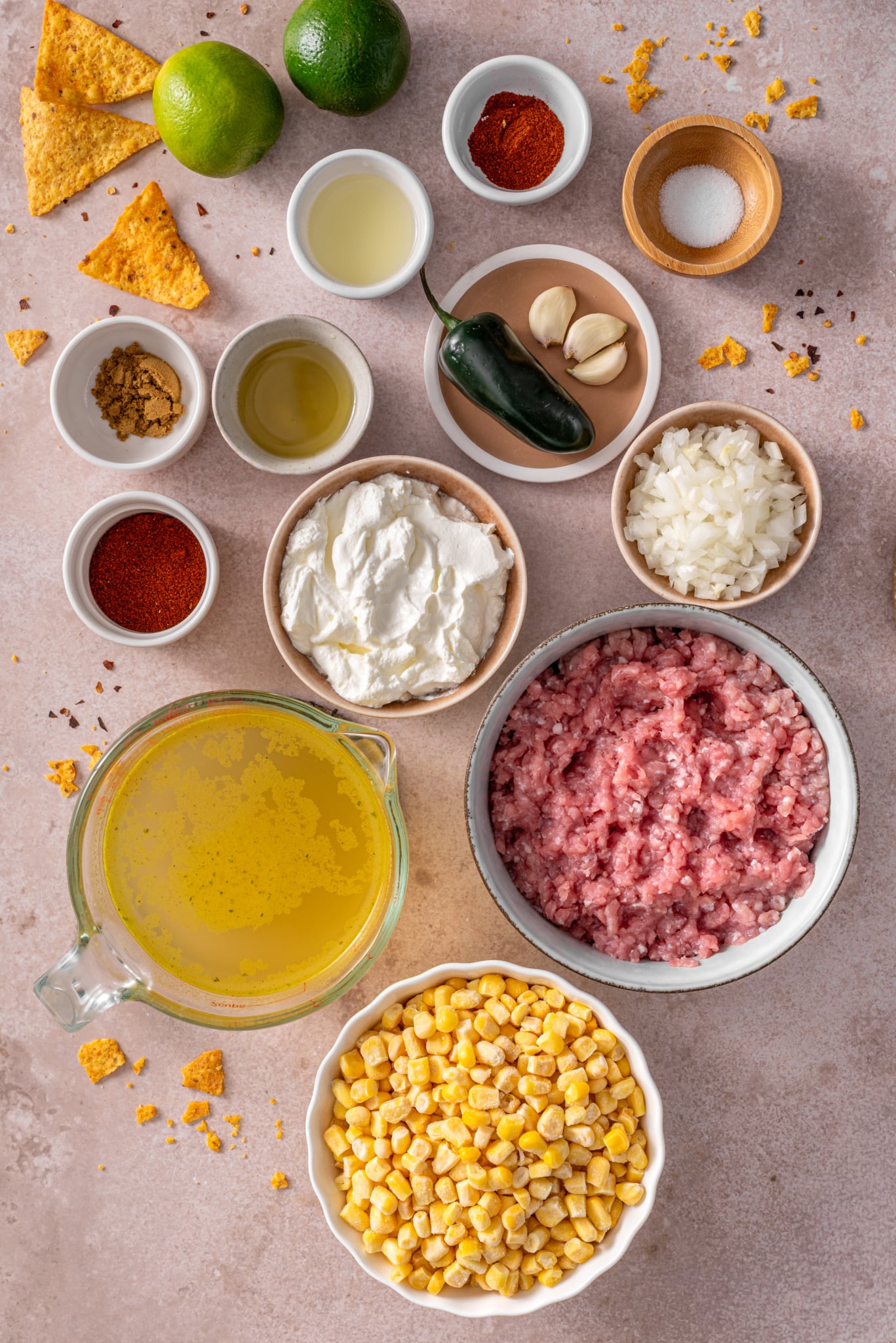 Corn Chilly Mexican Street Corn Chicken Chili for Meal Prep