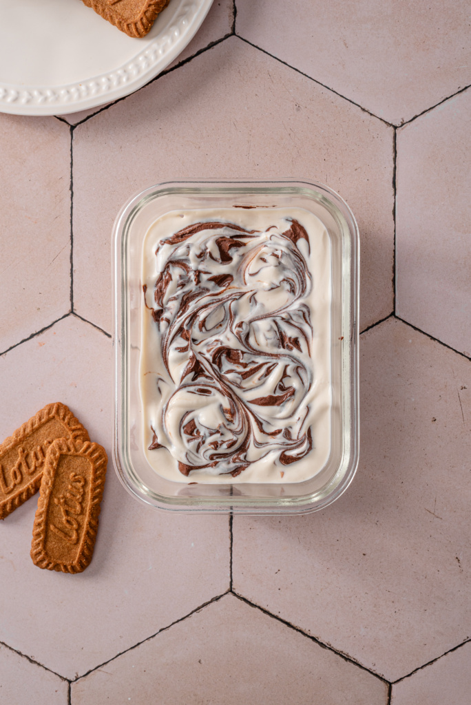 Chocolate Swirl Japanese Cheesecake