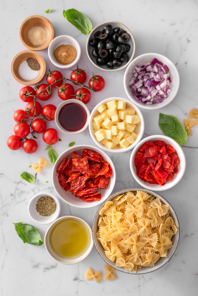 Pizza Pasta Salad Ingredients