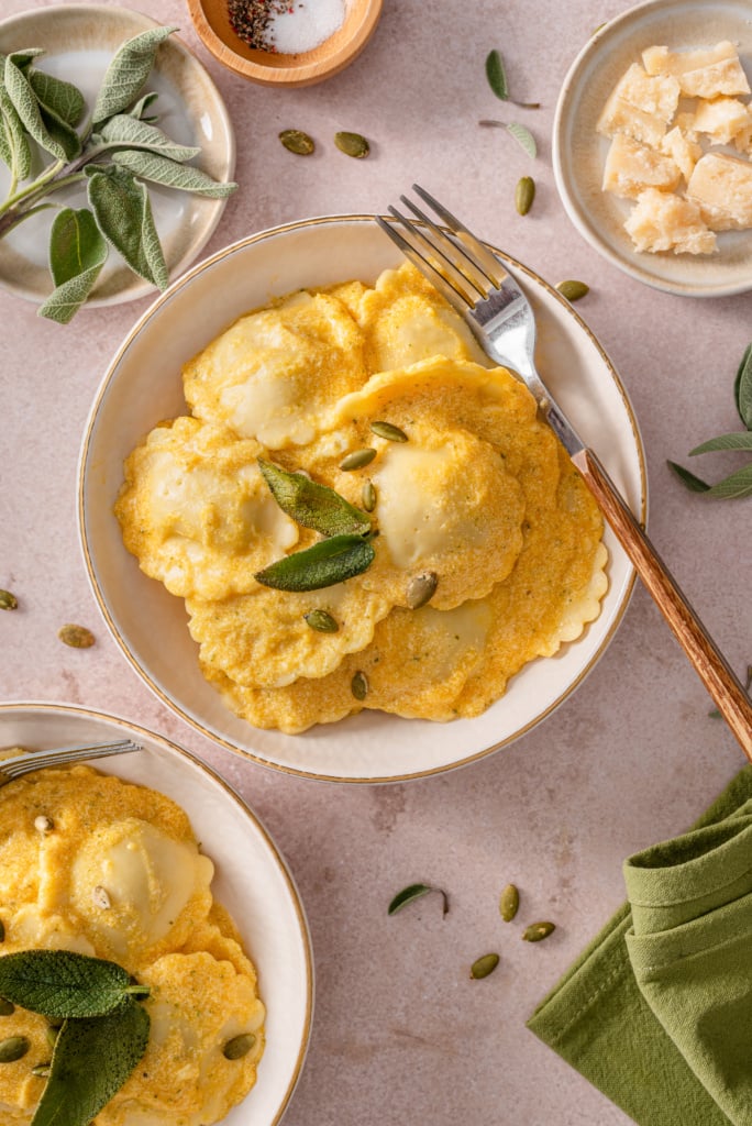 butternut squash ravioli