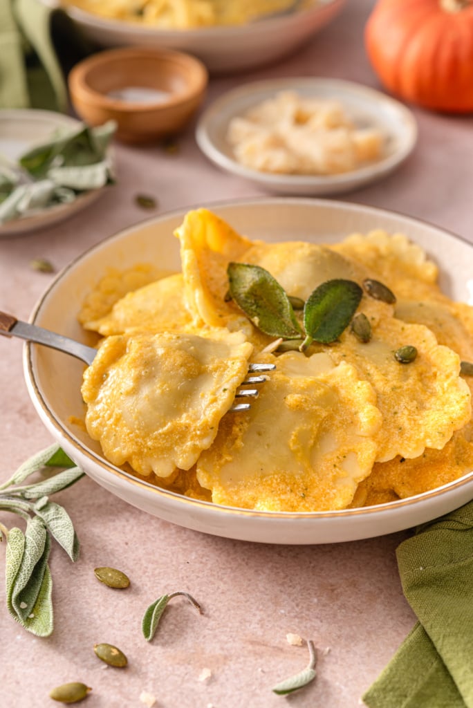 butternut squash ravioli