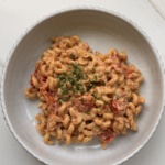 creamy baked feta tomato pasta