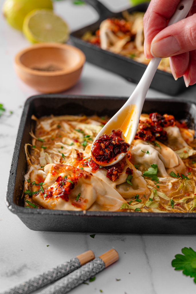 Viral Dumpling Bake
