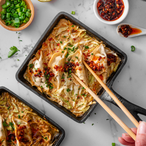 Viral Dumpling Bake