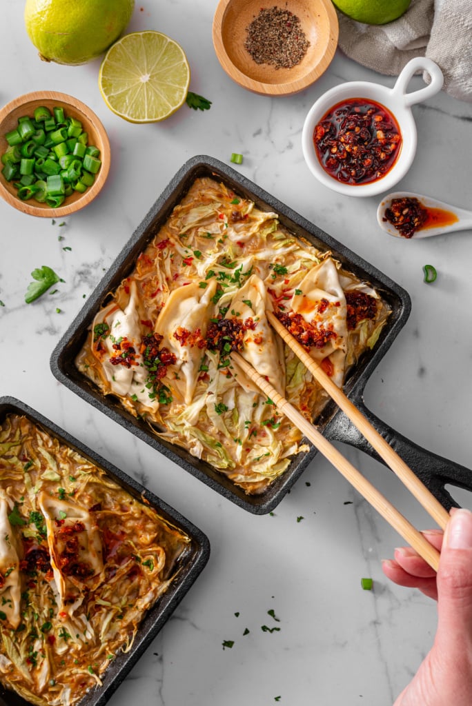 Viral Dumpling Bake