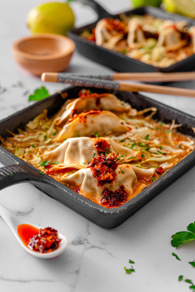 Viral Dumpling Bake