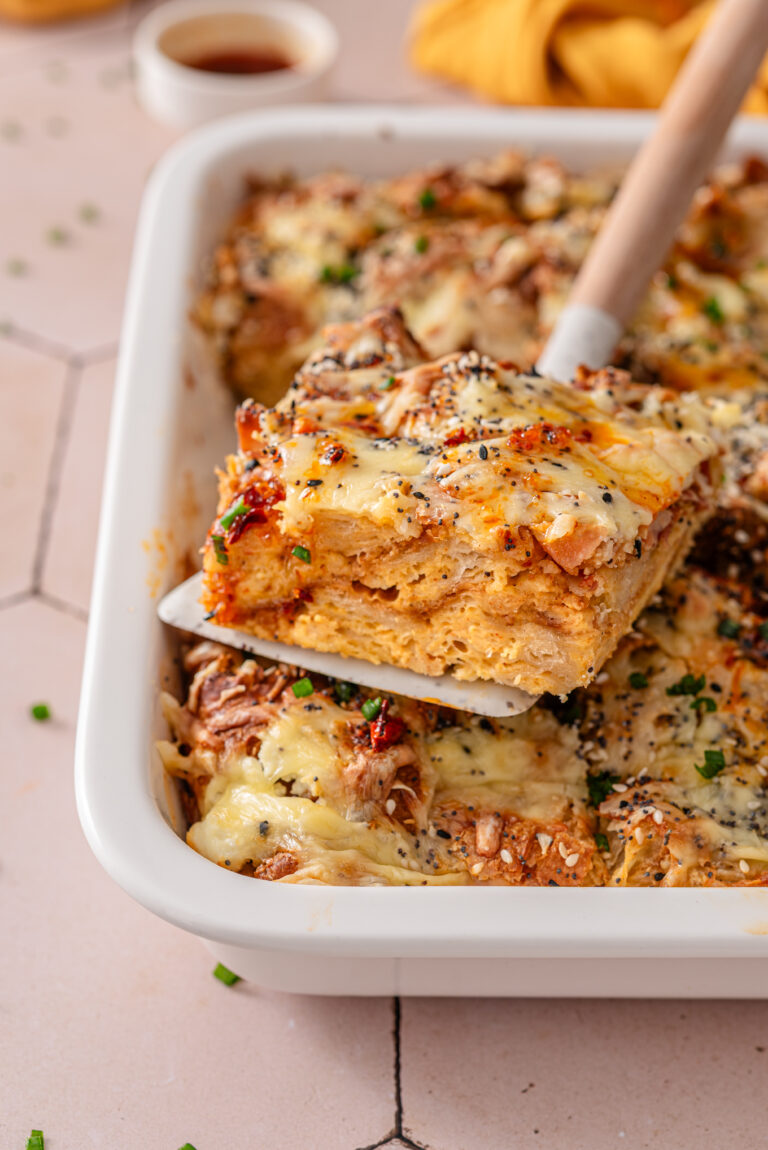 Everything Bagel Croissant Bake