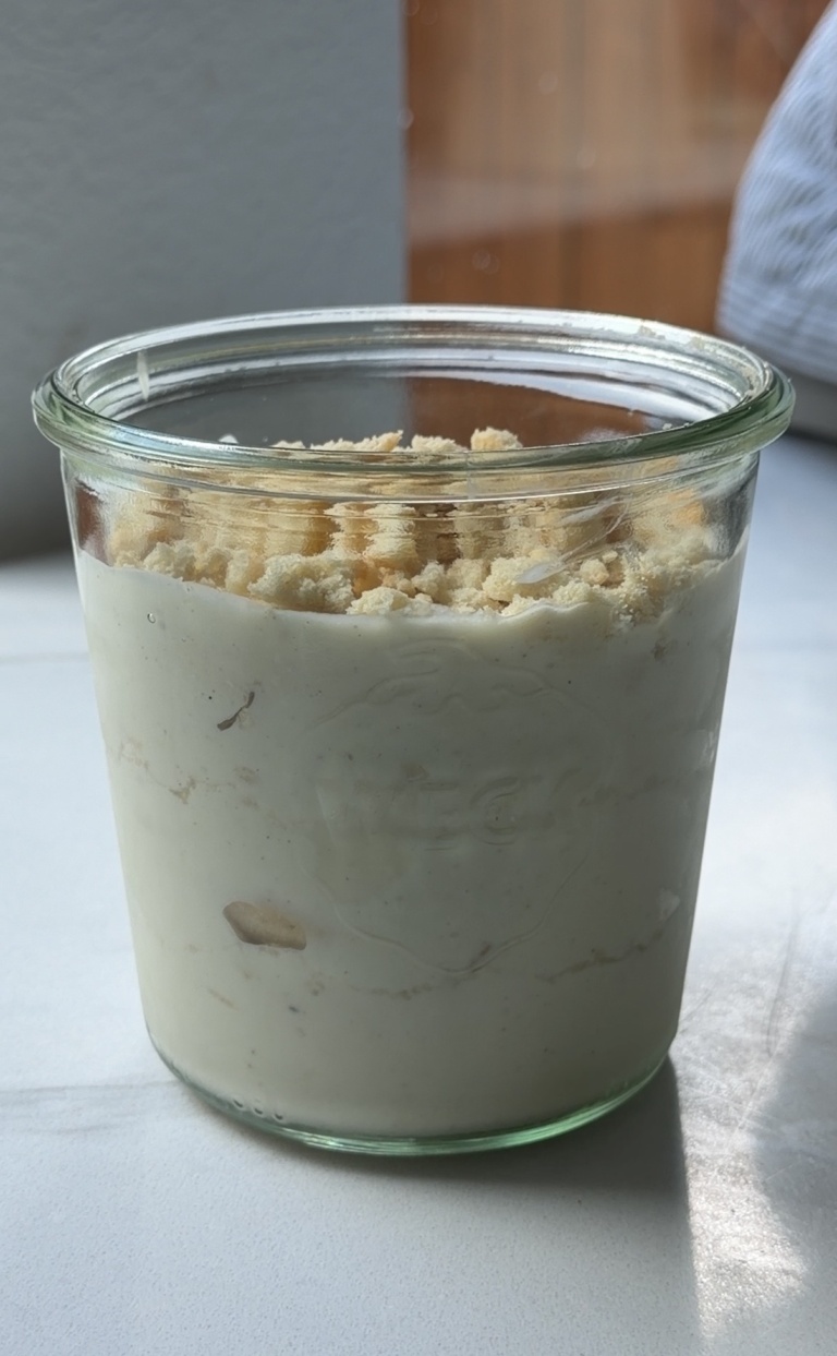 Banana Cream Pie Protein Parfaits