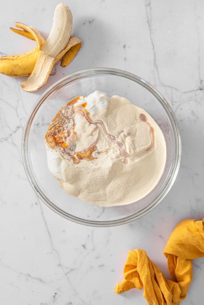 Banana Cream Pie Protein Parfaits