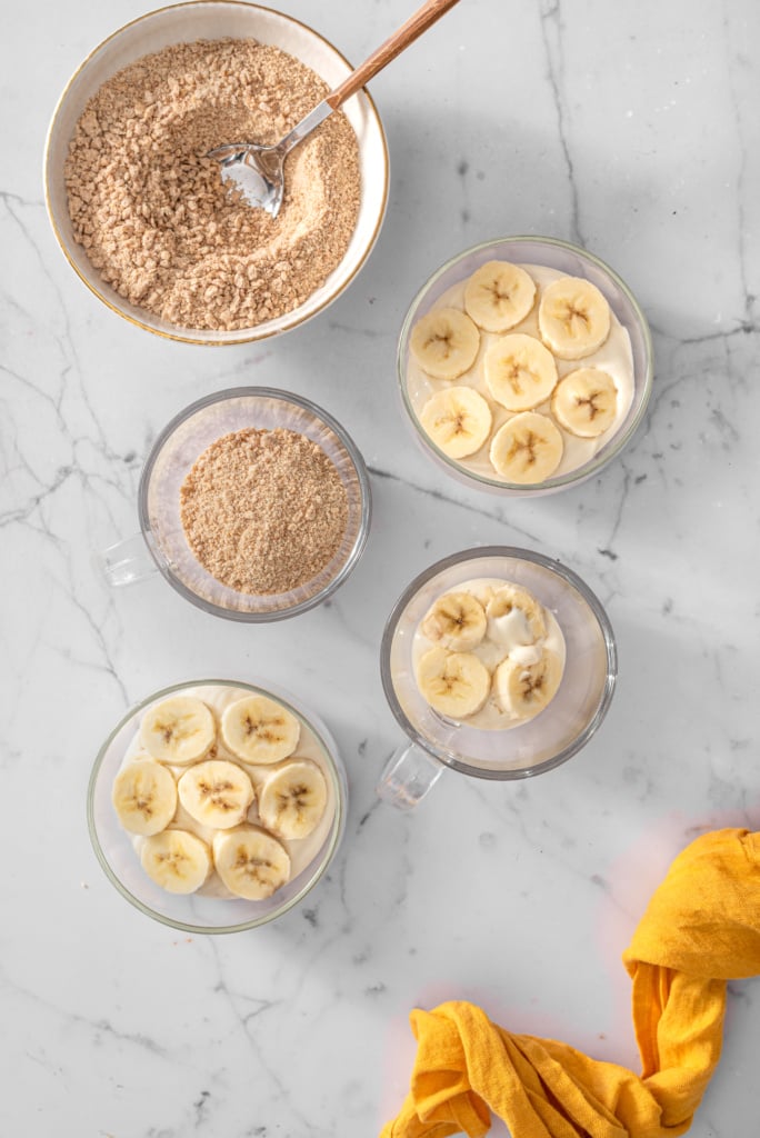 Banana Cream Pie Protein Parfaits