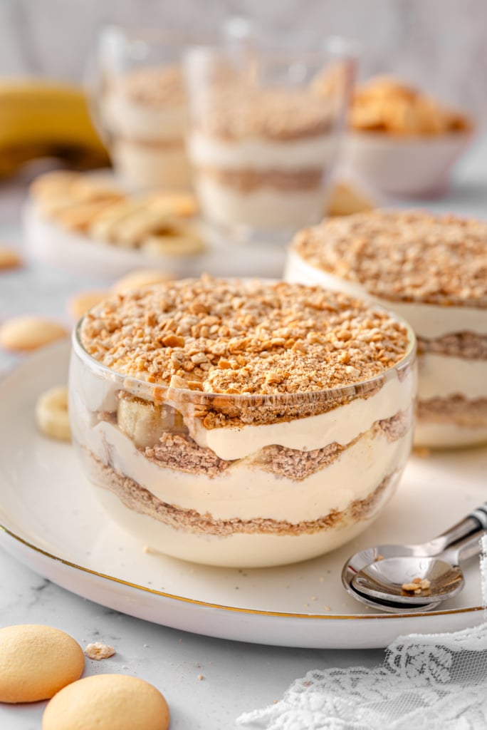 Banana Cream Pie Protein Parfaits