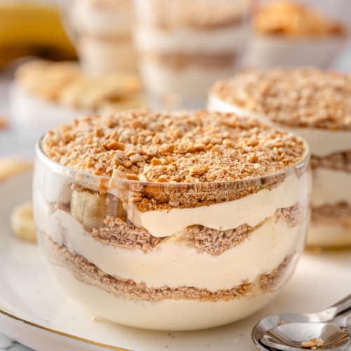 Banana Cream Pie Protein Parfaits
