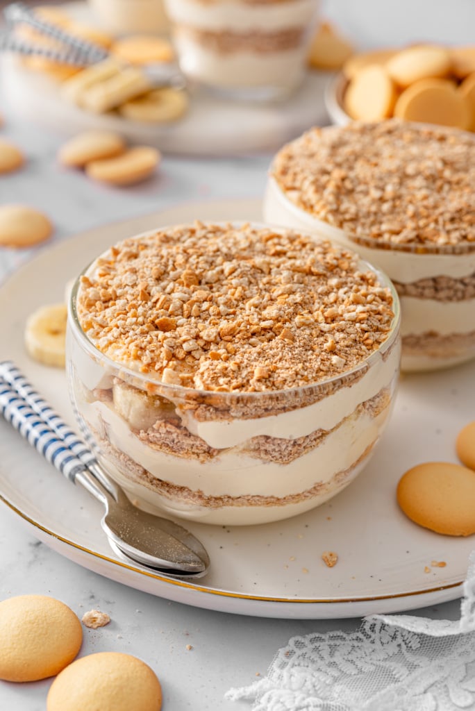 Banana Cream Pie Protein Parfaits