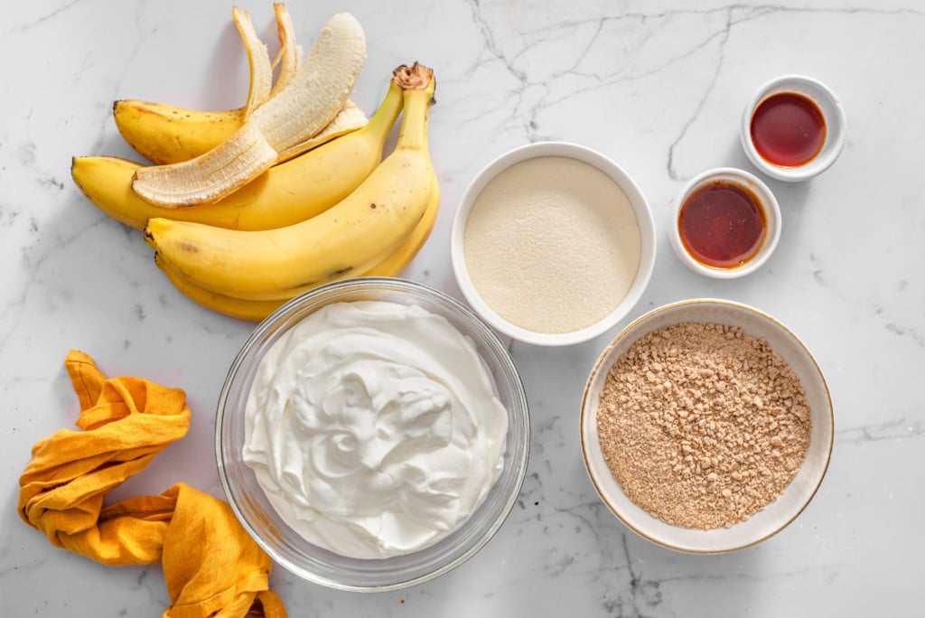 Banana Cream Pie Protein Parfaits