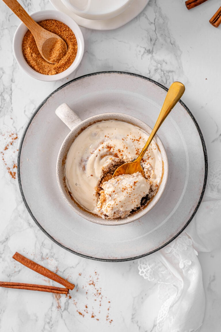 Cinnamon Mug Cake