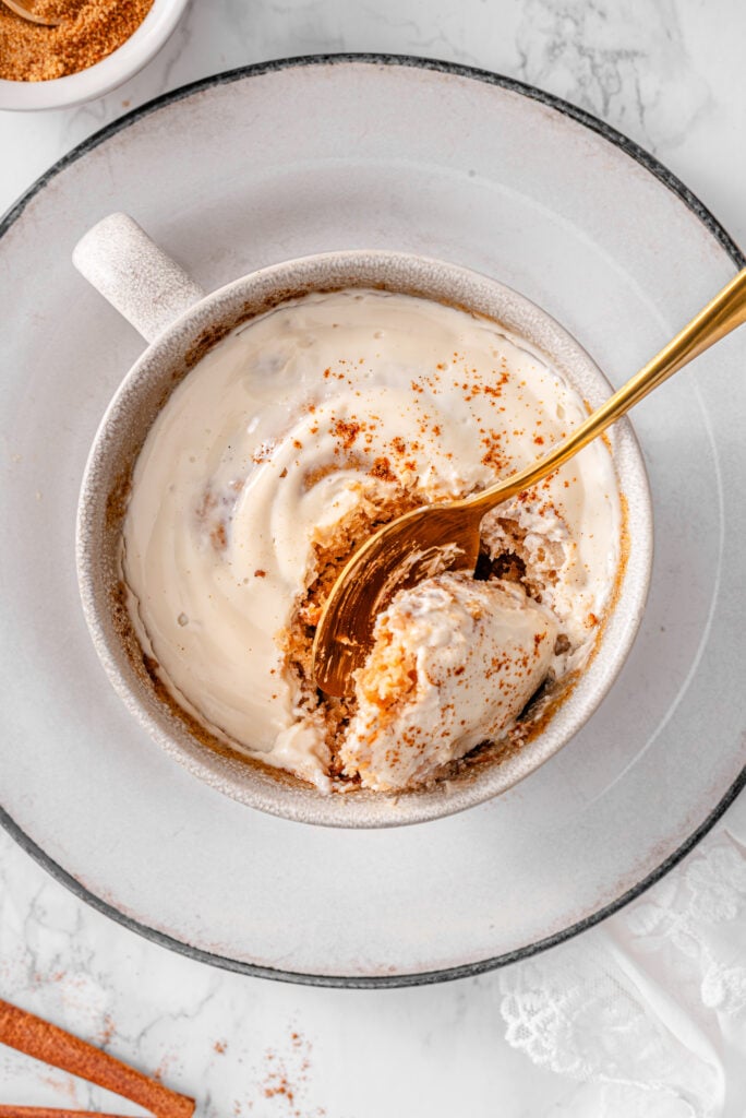 Cinnamon Mug Cake