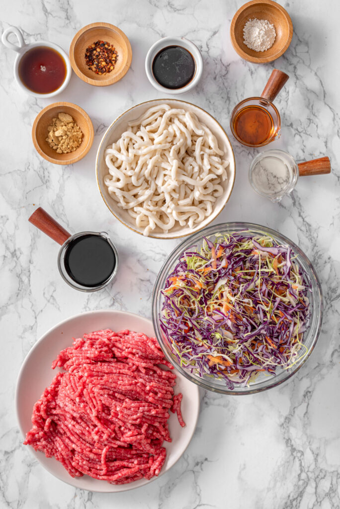 Egg Roll In A Bowl With Noodles