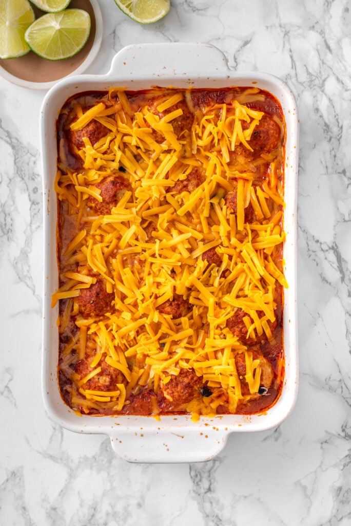 Enchilada Meatballs
