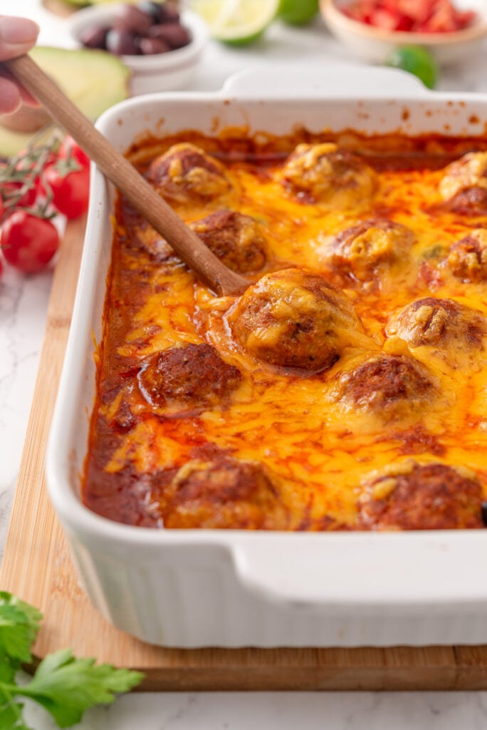 Enchilada Meatballs